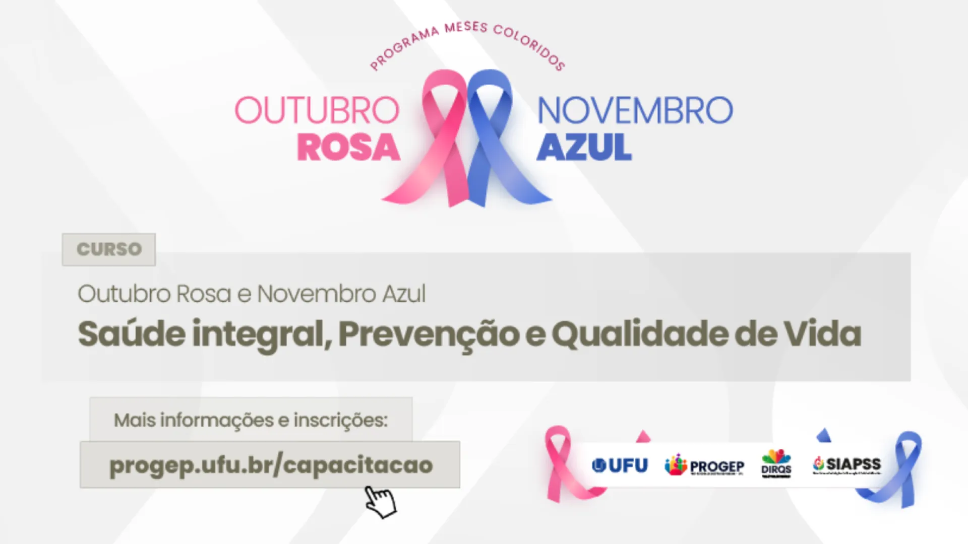 Outubro Rosa e Novembro Azul