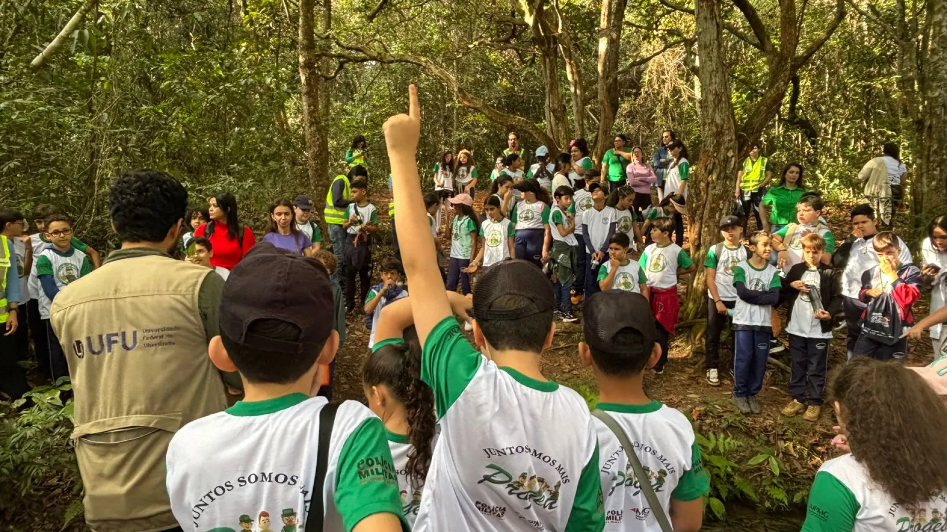Em suas 17 edições, o projeto ‘Pé no Parque’ já contou com mais de 3.000 participantes. | Foto: Arquivo Pessoal