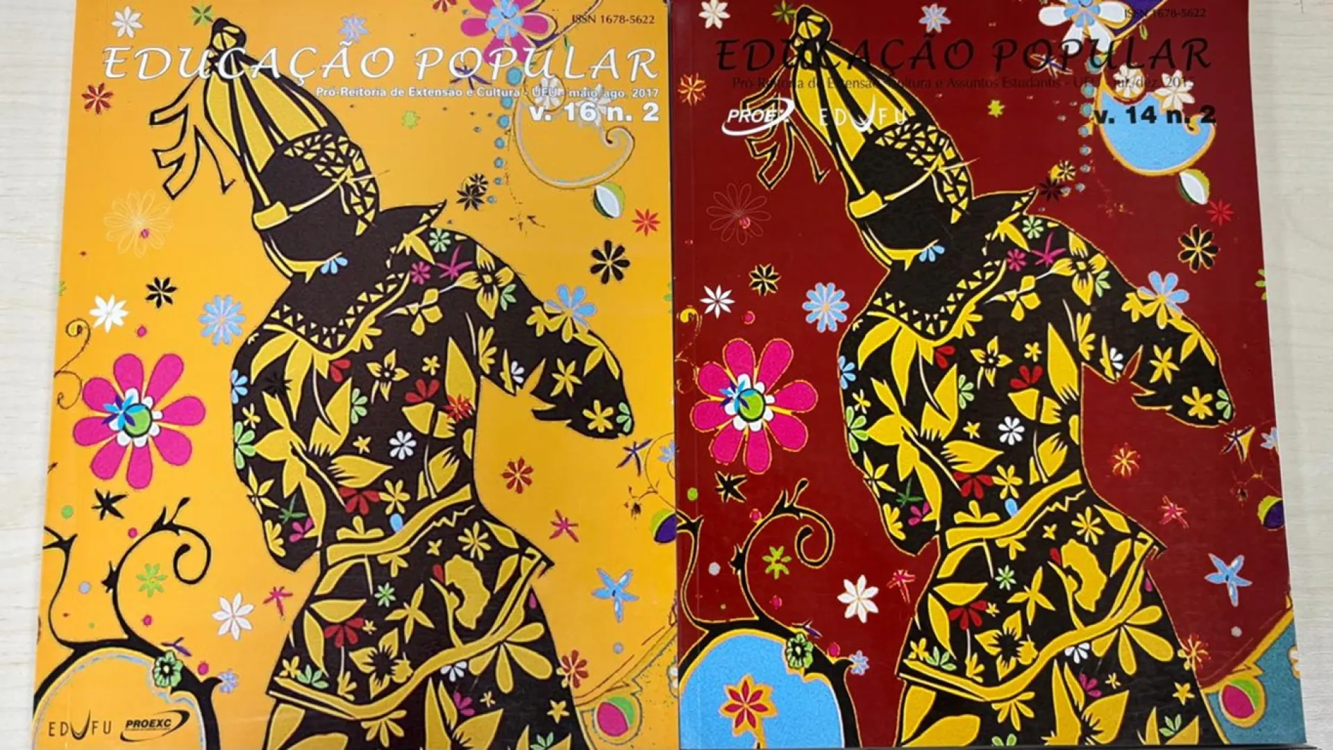 Imagens da capa atual da revista