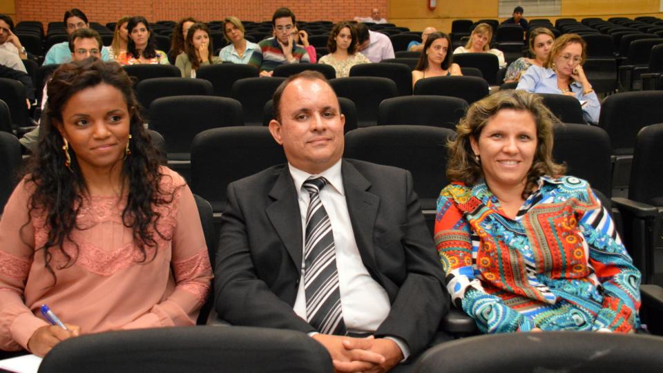 Membros da Comissão de Ética Pública da UFU (Foto: Fabiano Goulart)