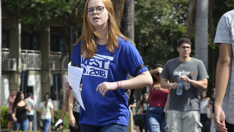 O Campus Santa Mônica foi um dos locais onde foram aplicadas as provas (foto: Marco Cavalcanti)