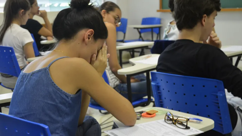 O Campus Santa Mônica foi um dos locais onde foram aplicadas as provas (foto: Marco Cavalcanti)