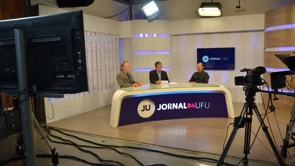 Novo telejornal da UFU (Foto: Milton Santos)