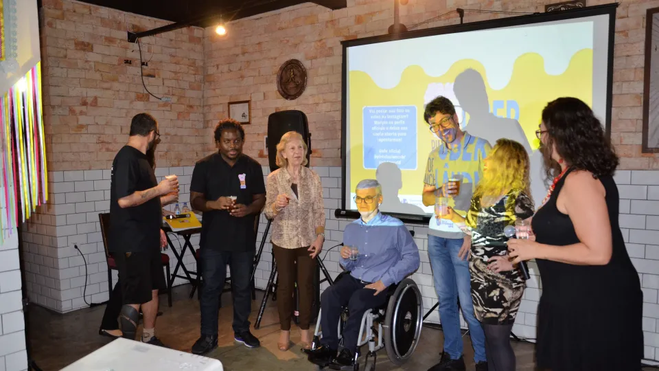 Pint of Science realizado na terça-feira, 8/11, no bar Libertas (fotos: Milton Santos)