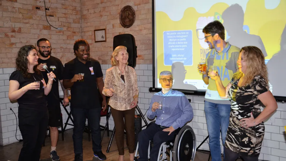 Pint of Science realizado na terça-feira, 8/11, no bar Libertas (fotos: Milton Santos)