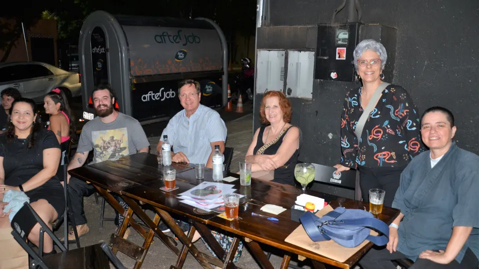 Pint of Science realizado na terça-feira, 8/11, no bar Libertas (fotos: Milton Santos)