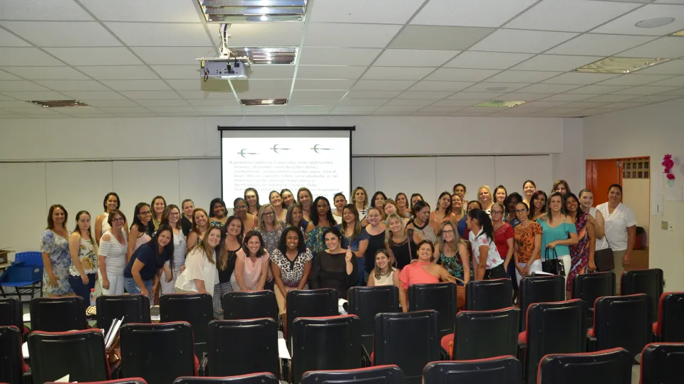 Segundo dia do Pnaic, que  acontece no Campus Santa Mônica (Foto: Milton Santos) 
