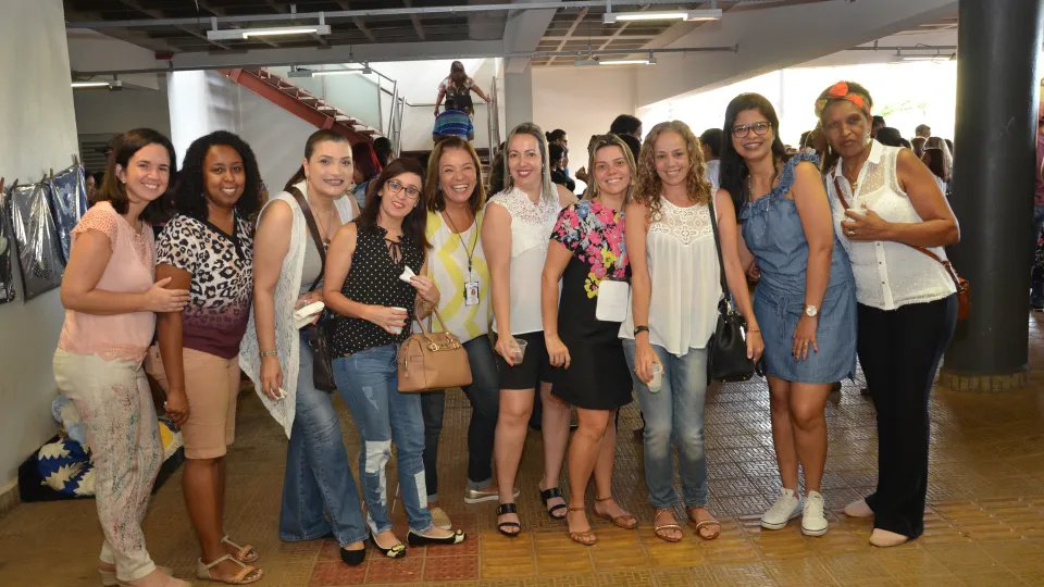 Segundo dia do Pnaic, que  acontece no Campus Santa Mônica (Foto: Milton Santos) 
