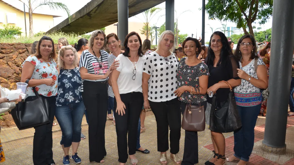 Segundo dia do Pnaic, que  acontece no Campus Santa Mônica (Foto: Milton Santos) 
