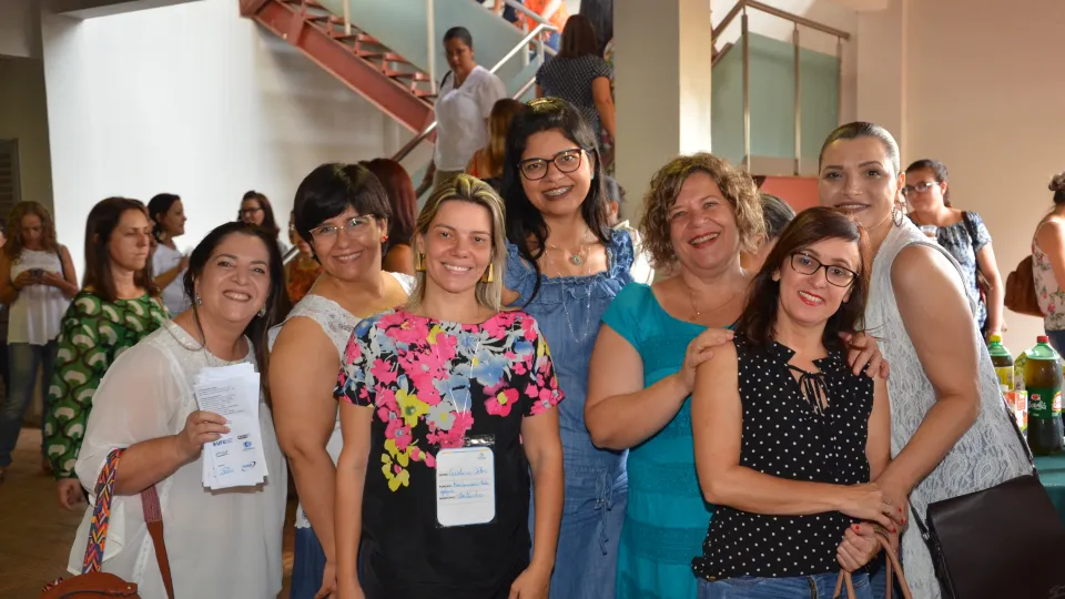 Segundo dia do Pnaic, que  acontece no Campus Santa Mônica (Foto: Milton Santos) 