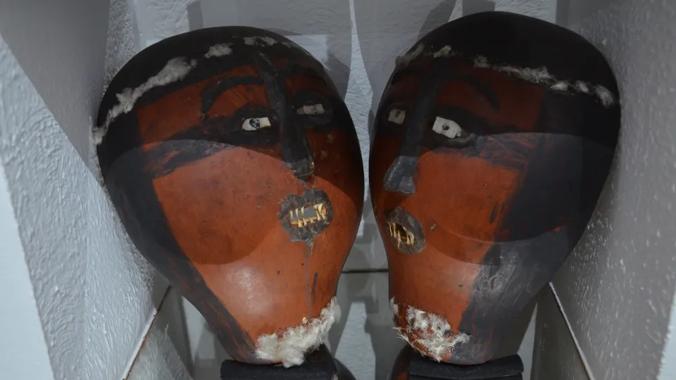 Artefatos do Museu do Índio (Foto: Milton Santos)