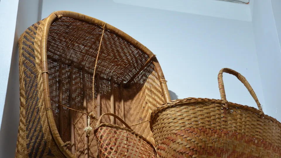 Artefatos do Museu do Índio (Foto: Milton Santos)