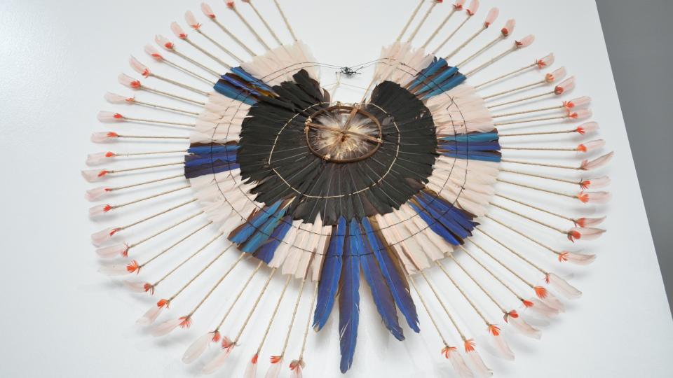 Artefatos do Museu do Índio (Foto: Milton Santos)