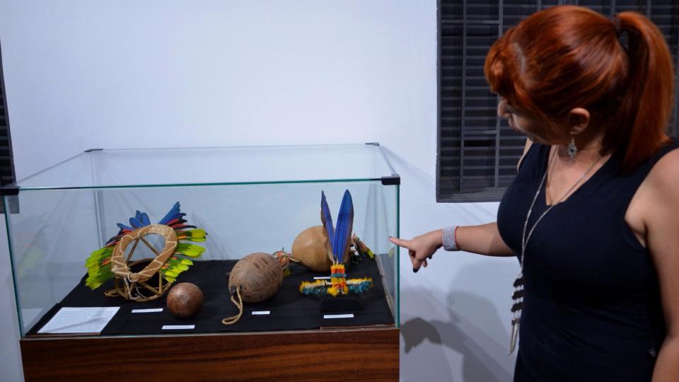 Visitantes marcam presença em amostra no Museu (Foto: Milton Santos)