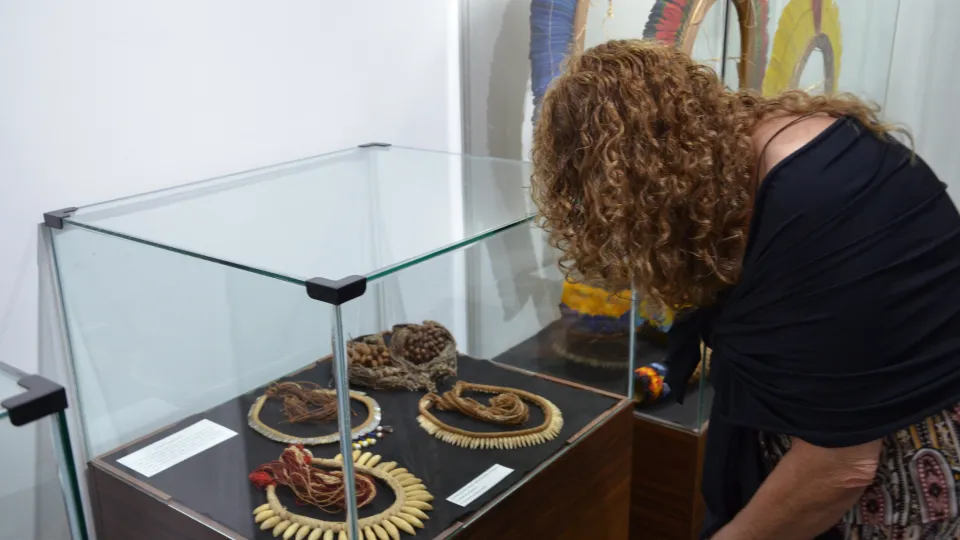 Visitantes marcam presença em amostra no Museu (Foto: Milton Santos)