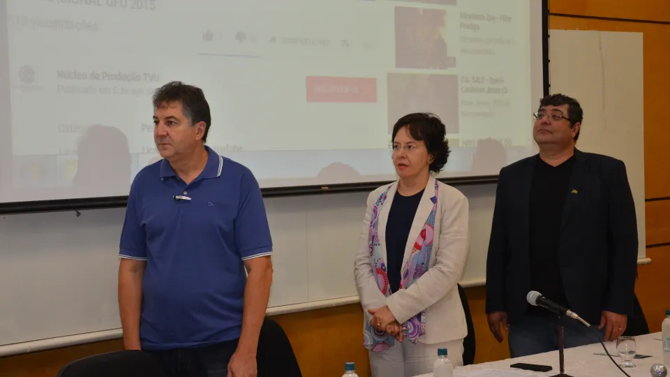 Evento aconteceu no Anfiteatro do Bloco 3Q (Foto: Milton Santos)