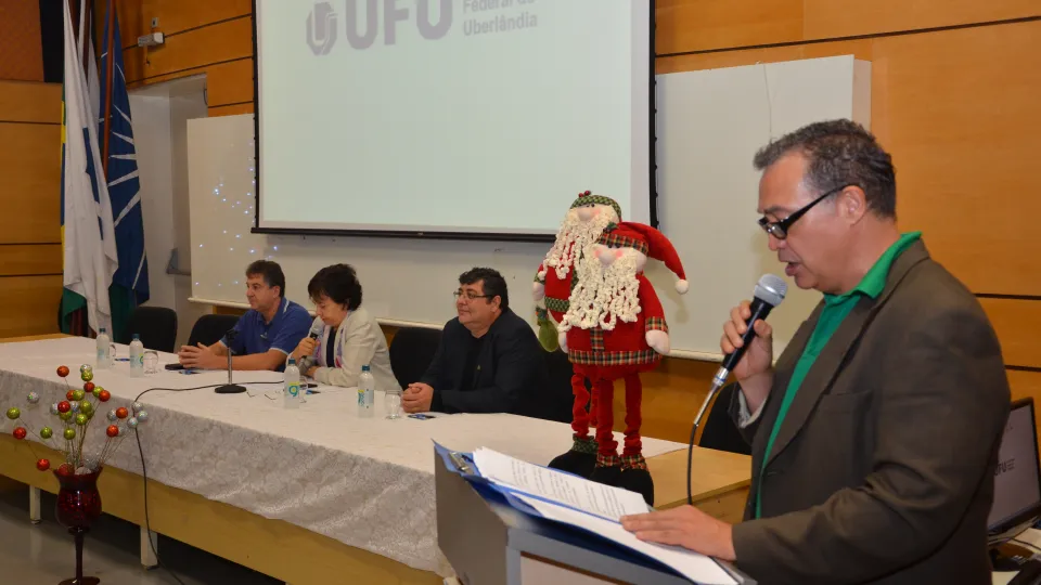 Evento aconteceu no Anfiteatro do Bloco 3Q (Foto: Milton Santos)