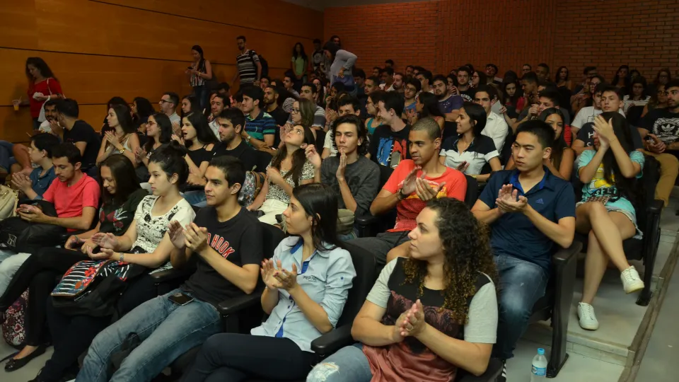 Evento aconteceu no Anfiteatro do Bloco 3Q (Foto: Milton Santos)