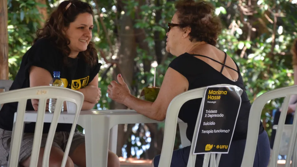 O "Pergunte a um(a) cientista" acontece em meio ao Setembro Amarelo, campanha de prevenção ao suicídio (foto: Marco Cavalcanti)