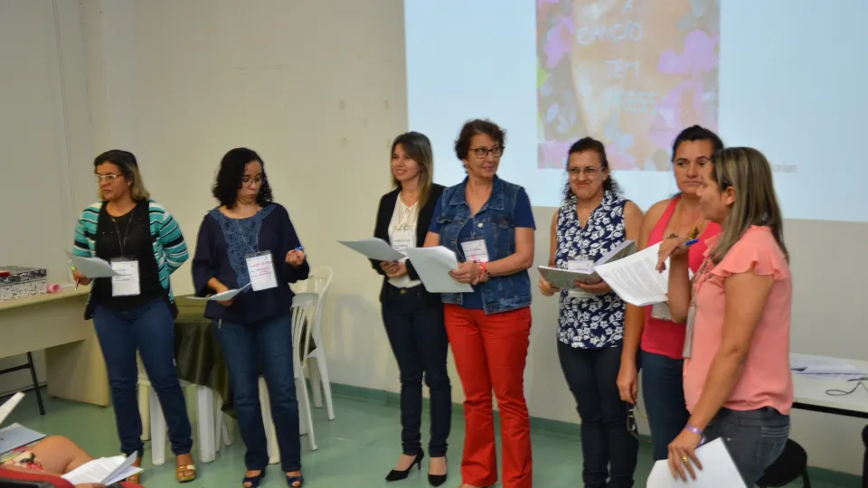 Palestras acontecerem no Anfiteatro do Bloco 5O (Foto: Milton Santos)