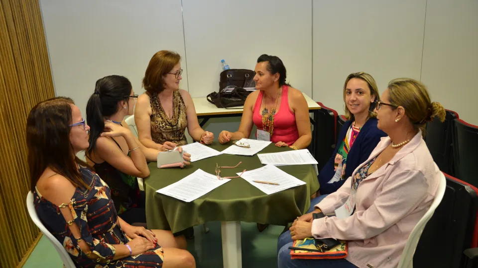 Palestras acontecerem no Anfiteatro do Bloco 5O (Foto: Milton Santos)