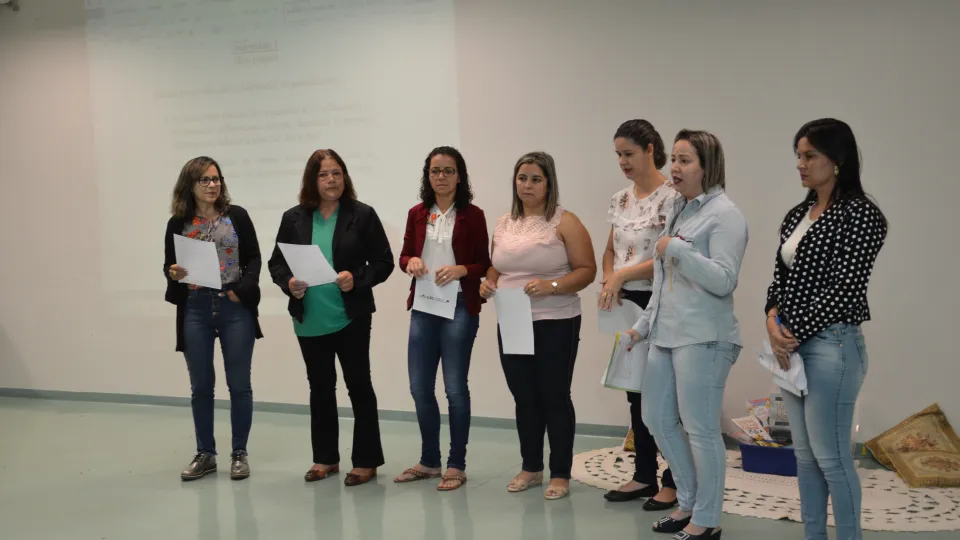 Palestras acontecerem no Anfiteatro do Bloco 5O (Foto: Milton Santos)