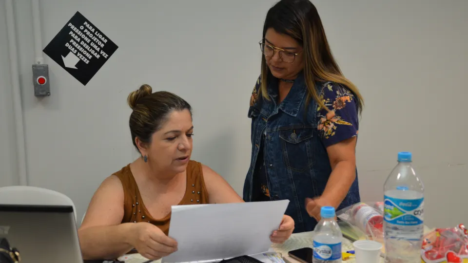Palestras acontecerem no Anfiteatro do Bloco 5O (Foto: Milton Santos)