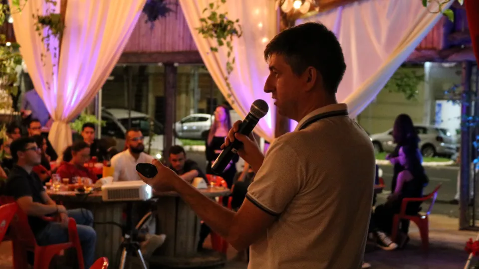 Pint of Science realizado na terça-feira, 8/11, no bar São Arnulfo (foto: Marco Cavalcanti)