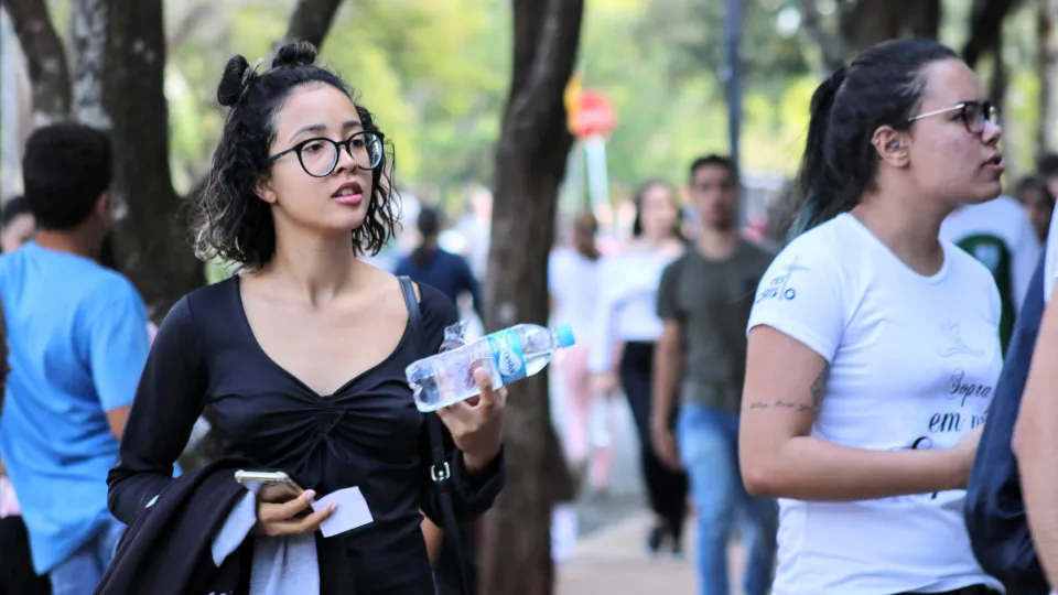 O campus Santa Mônica foi um dos locais onde as provas foram aplicadas (foto: Marco Cavalcanti)
