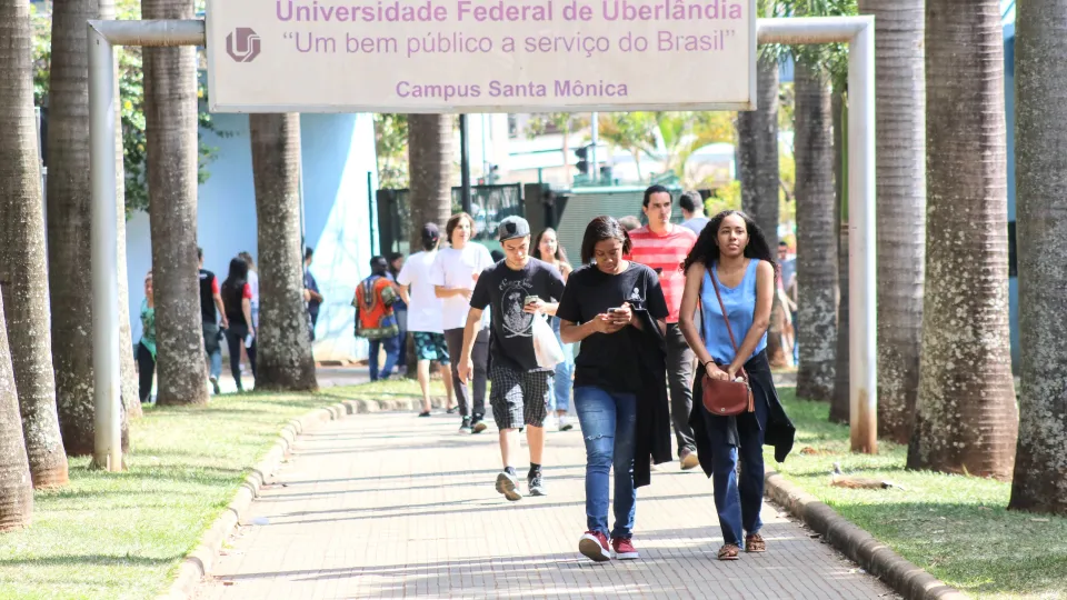 O campus Santa Mônica foi um dos locais onde as provas foram aplicadas (foto: Marco Cavalcanti)