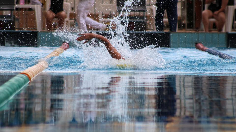 As provas de natação foram realizadas no Praia Clube, em Uberlândia (foto: Marco Cavalcanti)