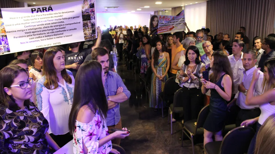 Evento de Colação da UFU foi o primeiro em 2018 (Fotos: Jussara Coelho)