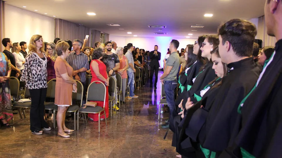 Evento de Colação da UFU foi o primeiro em 2018 (Fotos: Jussara Coelho)