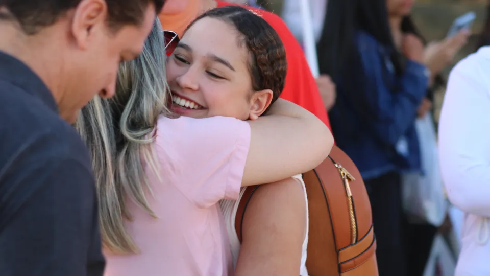 Candidatos aguardam provas do Vestibular UFU 2023-2 no Campus Santa Mônica(foto: Marco Cavalcanti)
