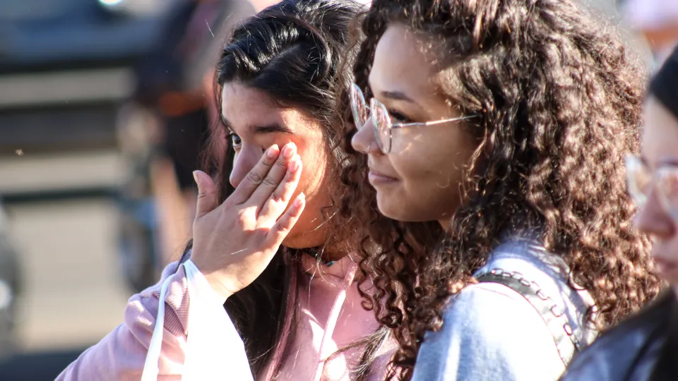 Candidatos aguardam provas do Vestibular UFU 2023-2 no Campus Santa Mônica(foto: Marco Cavalcanti)