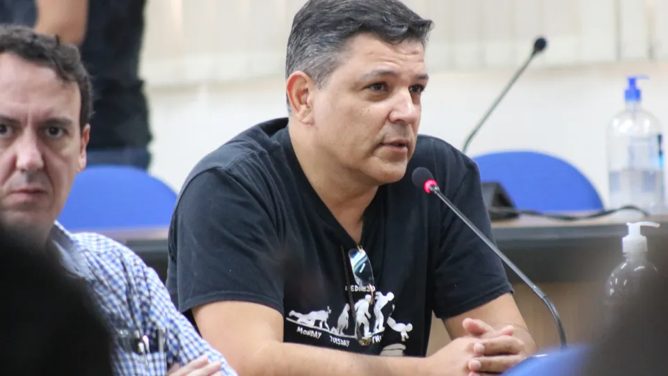 A aula teve como tema o financiamento da CT&amp;I e da Pós-Graduação no país (foto: Marco Cavalcanti)