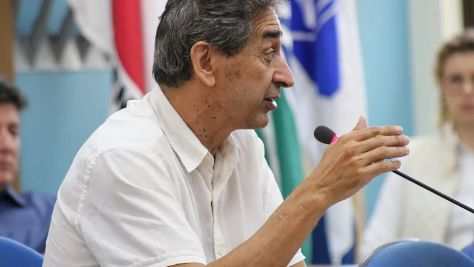 A aula teve como tema o financiamento da CT&amp;I e da Pós-Graduação no país (foto: Marco Cavalcanti)