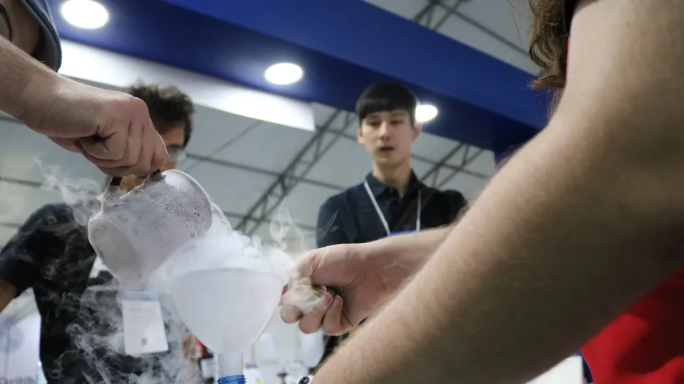 A 75ª Reunião Anual da SBPC está sendo realizada na UFPR (fotos: Marco Cavalcanti/UFU)