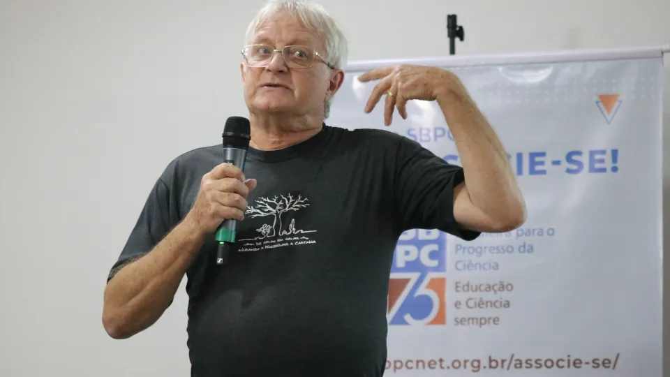 A 75ª Reunião Anual da SBPC está sendo realizada na UFPR (fotos: Marco Cavalcanti/UFU)