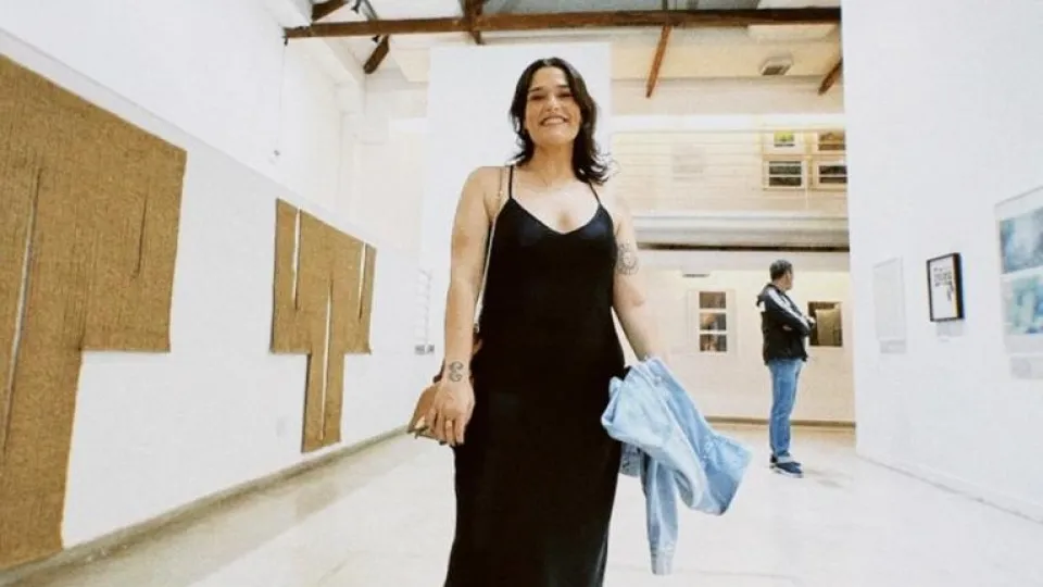 Eduarda Cardoso, artista visual e curadora da exposição. (Foto: Igor Castro Alves)