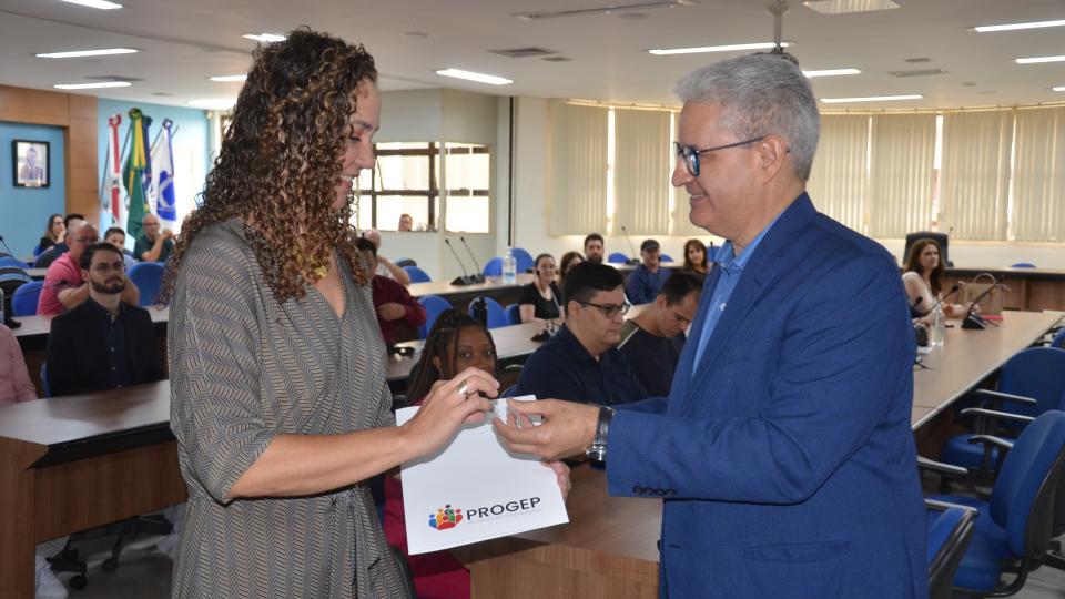 Cerimônia de Posse dos novos servidores da UFU (foto: Milton Santos)