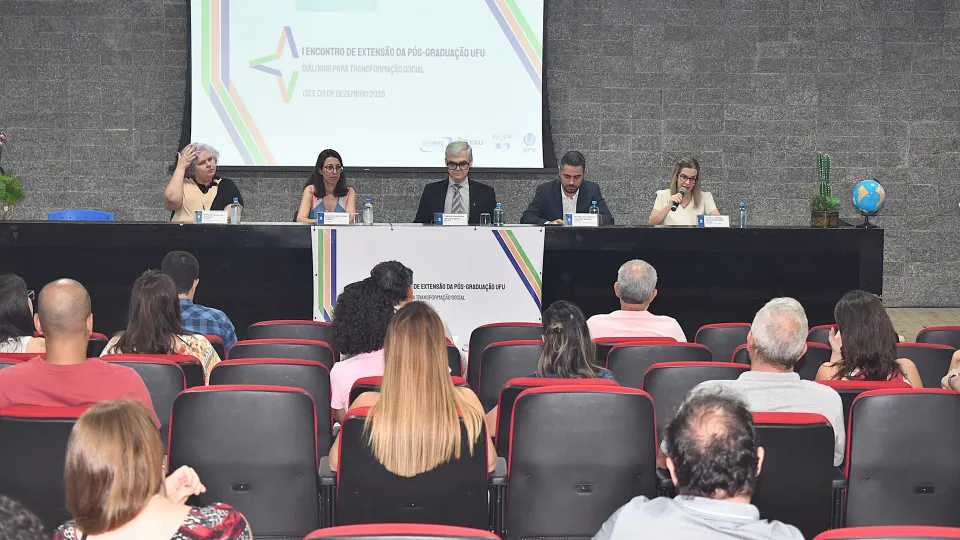 I Encontro de Extensão da Pós-Graduação UFU (Fotos: Milton Santos)