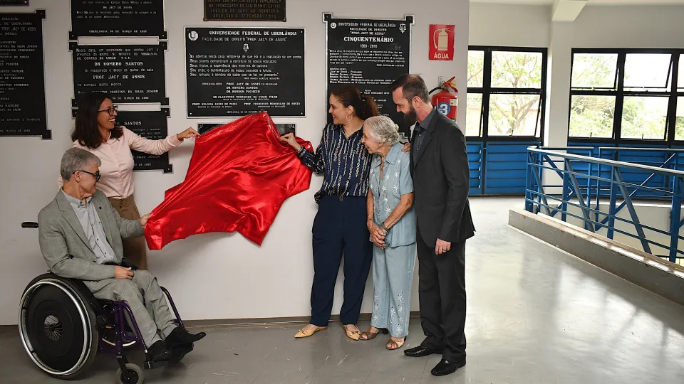A inauguração aconteceu no piso 1 do bloco 3D