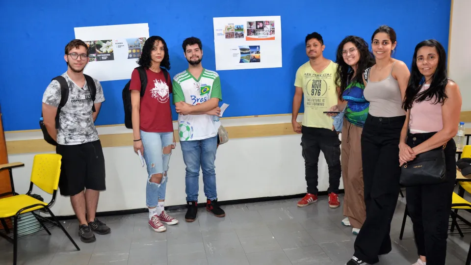 Recepção dos estudantes internacionais. (Foto: Milton Santos)