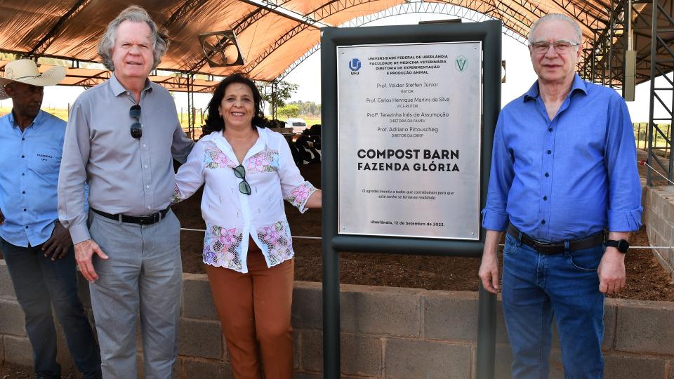 Inauguração do Galpão Compost Barn. (Foto: Milton Santos)