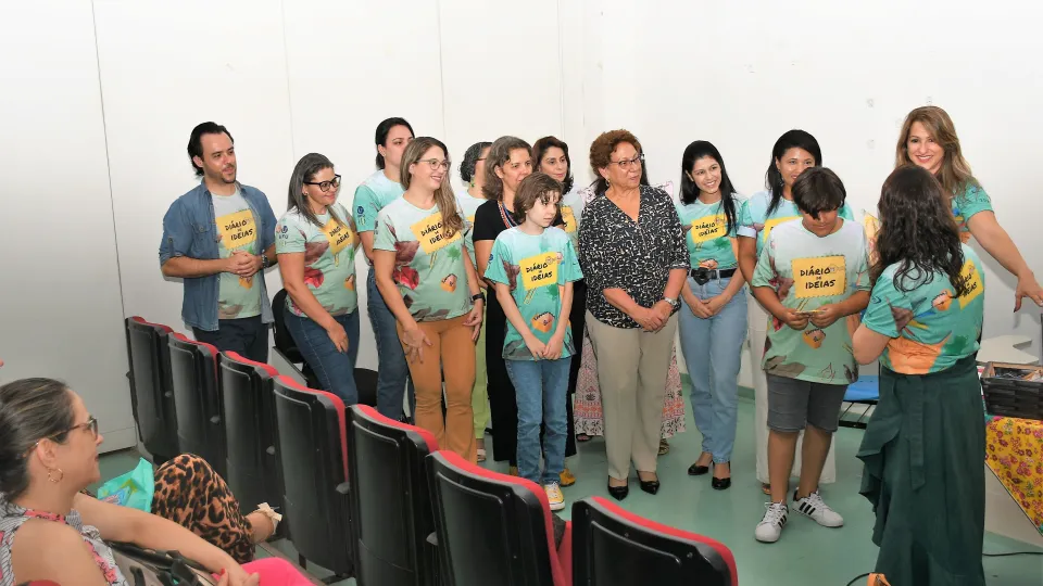 Evento de lançamento dos produtos que compõem a metodologia Diário de Ideias (Milton Santos)