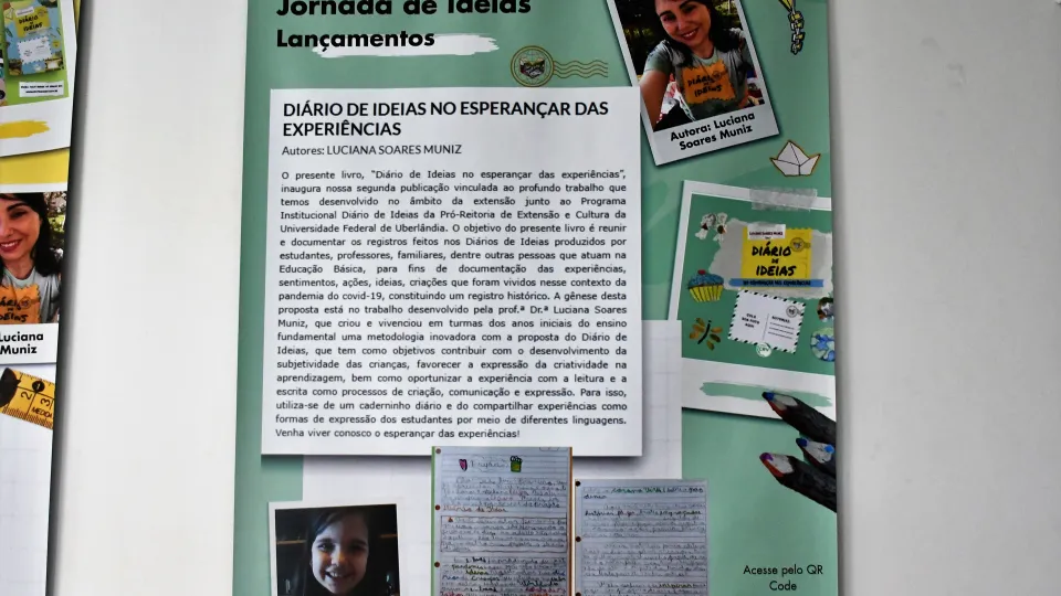Evento de lançamento dos produtos que compõem a metodologia Diário de Ideias (Milton Santos)