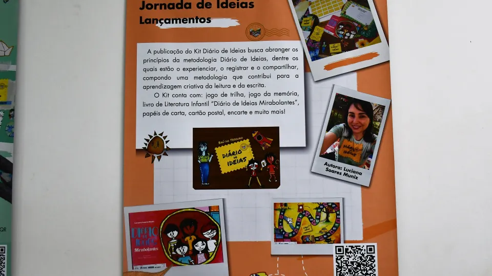 Evento de lançamento dos produtos que compõem a metodologia Diário de Ideias (Milton Santos)