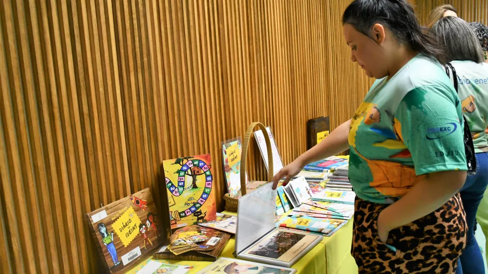 Evento de lançamento dos produtos que compõem a metodologia Diário de Ideias (Milton Santos)