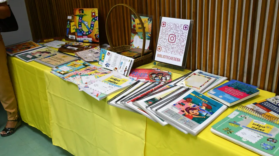 Evento de lançamento dos produtos que compõem a metodologia Diário de Ideias (Milton Santos)